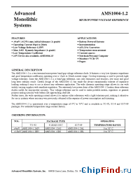 Datasheet AMS1004-1.2AN manufacturer AMS
